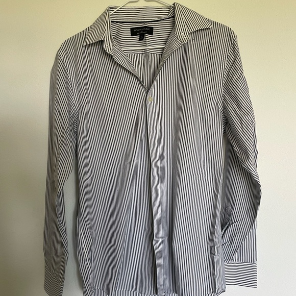 Banana Republic Other - Banana Republic Navy and White Striped Shirt